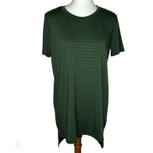 ILLA ILLA High Low Striped T-Shirt Dress L